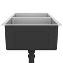 vidaXL kézzel készült rozsdamentes acél mosogató