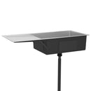 vidaXL kézzel készült rozsdamentes acél mosogató