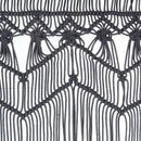 vidaXL antracitszürke makramé pamutfüggöny 140 x 240 cm