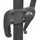 vidaXL antracitszürke dupla tetejű konzolos napernyő 400 x 300 cm