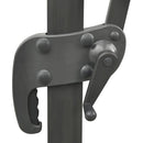 vidaXL fekete dupla tetejű konzolos napernyő 400 x 300 cm