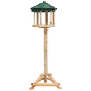 vidaXL álló tömör fenyőfa madáretető 33 x 110 cm