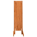 vidaXL narancssárga tömör fenyőfa rácsos kerti kerítés 150 x 80 cm
