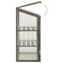 vidaXL fenyőfa melegház 60 x 45 x 100 cm