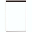 vidaXL barna alumínium pliszé ablakszúnyogháló 80 x 120 cm