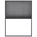 vidaXL antracitszürke alumínium pliszé ablakszúnyogháló 60 x 80 cm