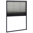 vidaXL antracitszürke alumínium pliszé ablakszúnyogháló 80 x 120 cm