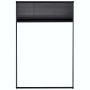 vidaXL antracitszürke alumínium pliszé ablakszúnyogháló 80 x 120 cm
