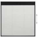 vidaXL antracitszürke alumínium pliszé ablakszúnyogháló 120 x 120 cm