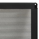 vidaXL antracitszürke alumínium pliszé ablakszúnyogháló 120 x 120 cm