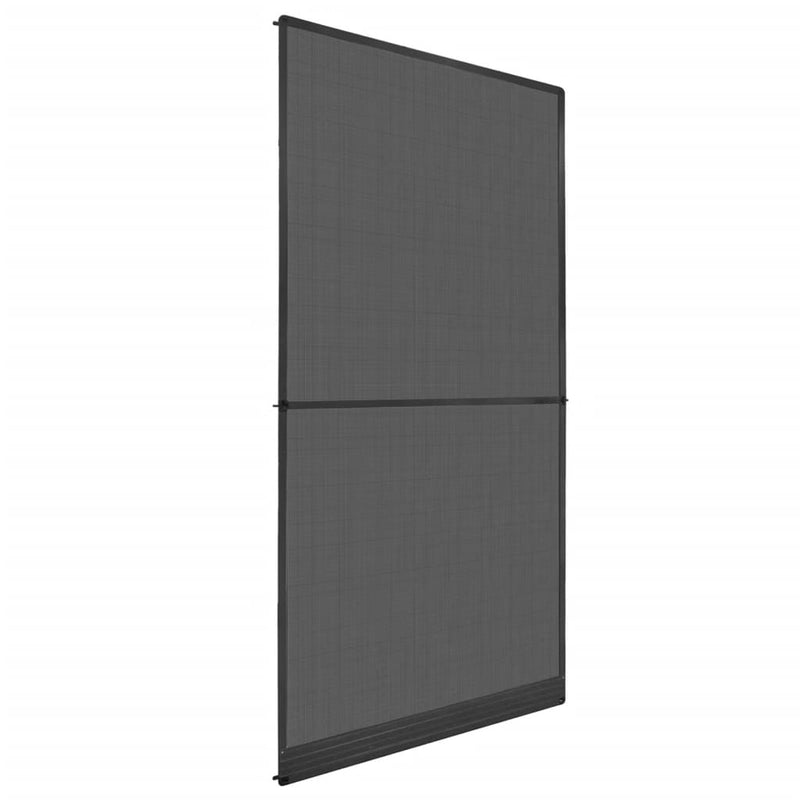 vidaXL antracitszürke zsanéros ajtó szúnyogháló 120 x 240 cm