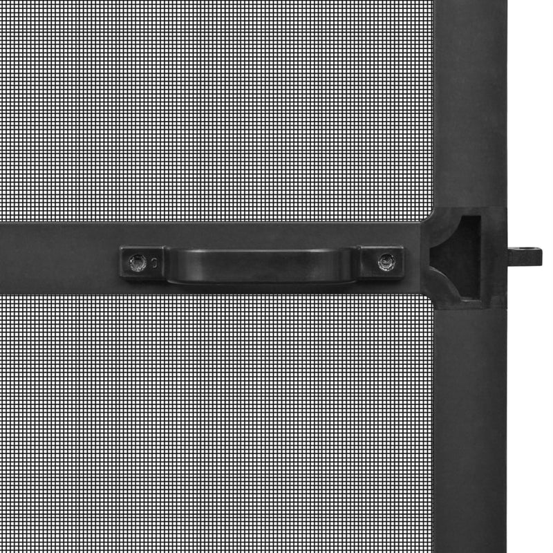 vidaXL antracitszürke zsanéros ajtó szúnyogháló 120 x 240 cm