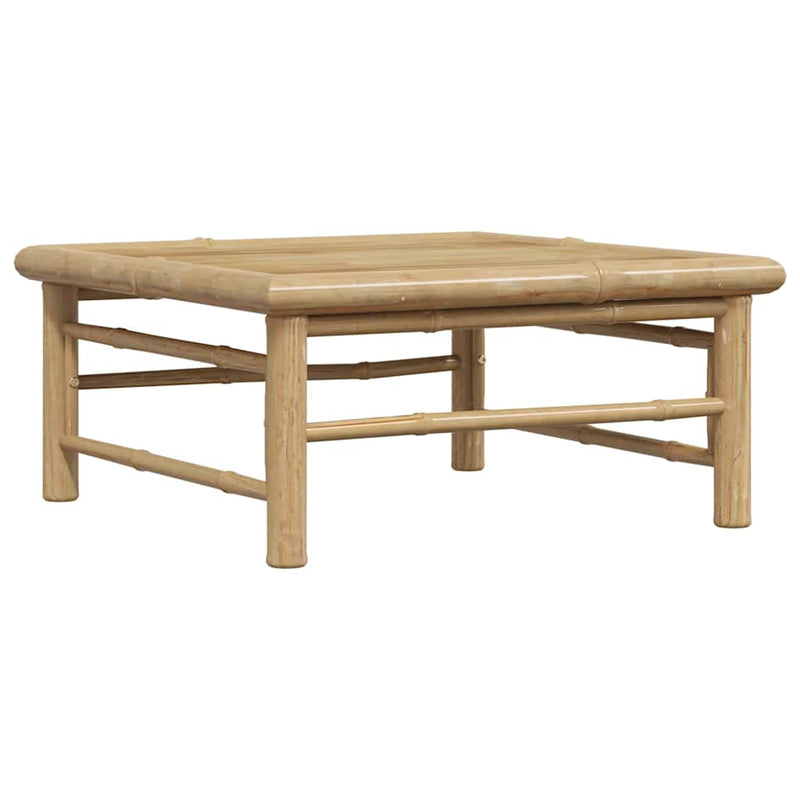 vidaXL bambusz kerti asztal 65 x 65 x 30 cm