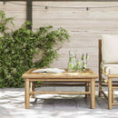 vidaXL bambusz kerti asztal 65 x 65 x 30 cm