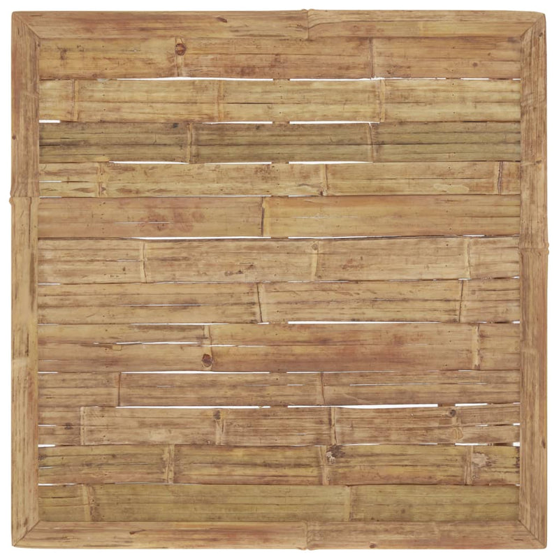 vidaXL bambusz kerti asztal 65 x 65 x 30 cm