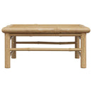 vidaXL bambusz kerti asztal 65 x 65 x 30 cm