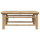 vidaXL bambusz kerti asztal 65 x 65 x 30 cm