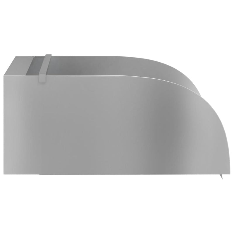 vidaXL 304-es rozsdamentes acél vízesés LED-ekkel 30 x 34 x 14 cm