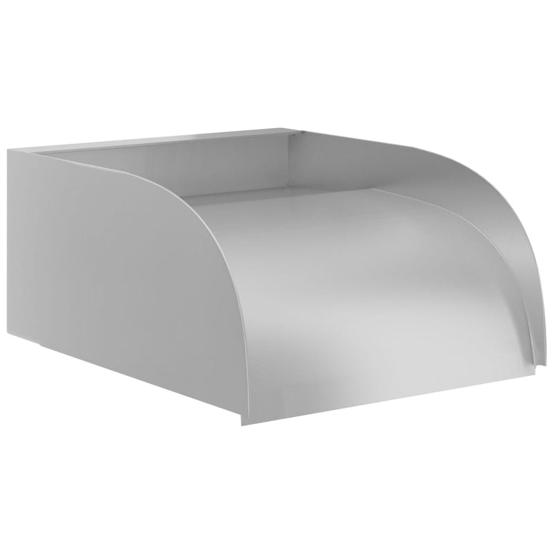 vidaXL 304-es rozsdamentes acél vízesés 30 x 34 x 14 cm