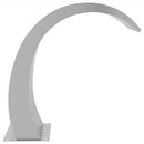 vidaXL 304-es rozsdamentes acél medenceszökőkút LED-ekkel 22x60x70 cm