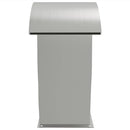 vidaXL 304-es rozsdamentes acél medenceszökőkút LED-ekkel 22x60x70 cm