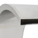 vidaXL 304-es rozsdamentes acél medenceszökőkút LED-ekkel 22x60x70 cm