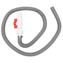 vidaXL 304-es rozsdamentes acél medenceszökőkút LED-ekkel 22x60x70 cm