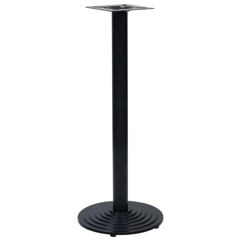 vidaXL fekete öntöttvas bisztróasztalláb Ø43x107 cm
