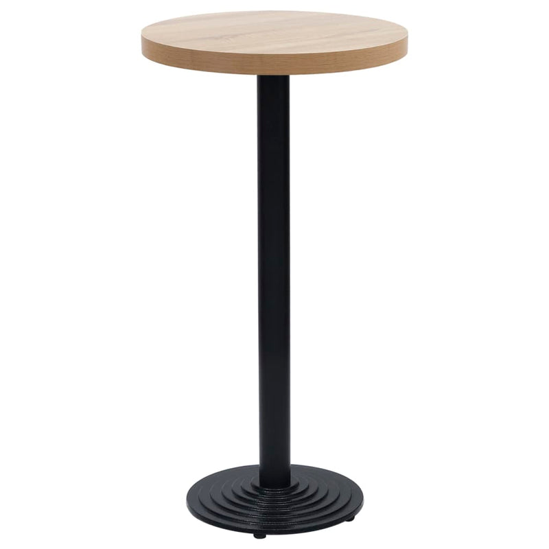 vidaXL fekete öntöttvas bisztróasztalláb Ø43x107 cm