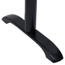 vidaXL 2 db fekete öntöttvas bisztróasztal lábak 61x8x72 cm