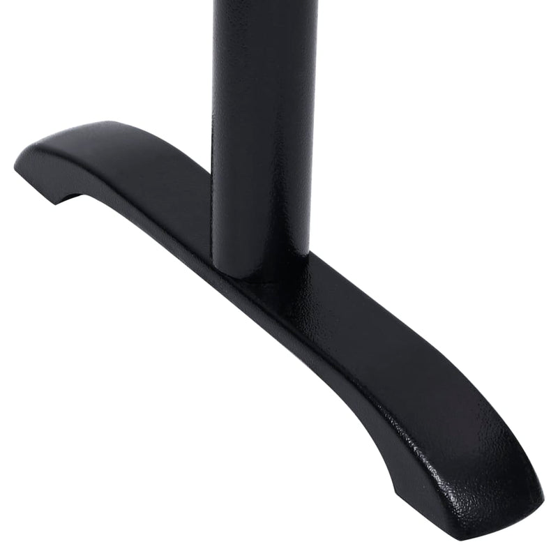 vidaXL 2 db fekete öntöttvas bisztróasztal lábak 61x8x72 cm