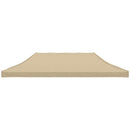 vidaXL bézs tető partisátorhoz 6 x 3 m 270 g/m²