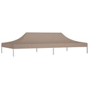 vidaXL tópszínű tető partisátorhoz 6 x 3 m 270 g/m²