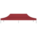 vidaXL burgundi vörös tető partisátorhoz 6 x 3 m 270 g/m²