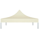 vidaXL krémszínű tető partisátorhoz 2 x 2 m 270 g/m²