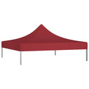 vidaXL burgundi vörös tető partisátorhoz 2 x 2 m 270 g/m²