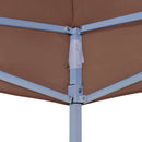 vidaXL barna tető partisátorhoz 2 x 2 m 270 g/m²