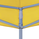 vidaXL sárga tető partisátorhoz 2 x 2 m 270 g/m²