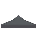 vidaXL antracitszürke tető partisátorhoz 4 x 3 m 270 g/m²