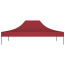 vidaXL burgundi vörös tető partisátorhoz 4 x 3 m 270 g/m²