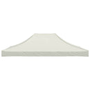 vidaXL krémszínű tető partisátorhoz 4,5 x 3 m 270 g/m²
