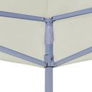 vidaXL krémszínű tető partisátorhoz 4,5 x 3 m 270 g/m²