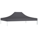 vidaXL antracitszürke tető partisátorhoz 4,5 x 3 m 270 g/m²