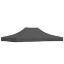 vidaXL antracitszürke tető partisátorhoz 4,5 x 3 m 270 g/m²