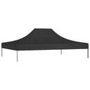 vidaXL fekete tető partisátorhoz 4,5 x 3 m 270 g/m²