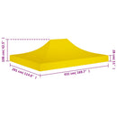 vidaXL sárga tető partisátorhoz 4,5 x 3 m 270 g/m²