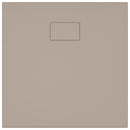 vidaXL barna SMC zuhanytálca 80 x 80 cm