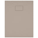 vidaXL barna SMC zuhanytálca 90 x 70 cm