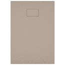 vidaXL barna SMC zuhanytálca 100 x 70 cm