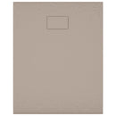 vidaXL barna SMC zuhanytálca 100 x 80 cm